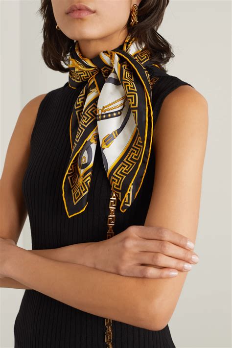 cheap versace silk scarves|versace silk scarf women.